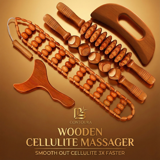 Wooden anti-cellulite massager
